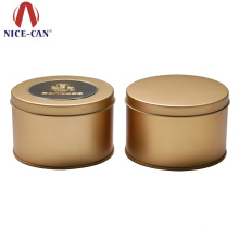 Customized Printing Round Watches Tin Box with Clear Pvc Window